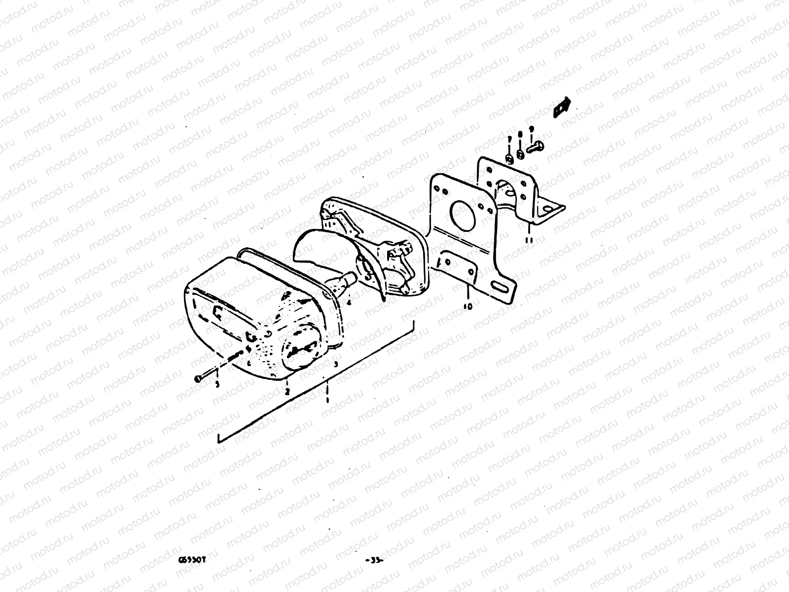 33 - REAR COMBINATION LAMP (E04, E15, E21, E25)