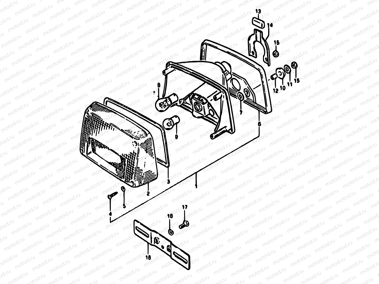 33 - REAR COMBINATION LAMP (E06,E24)