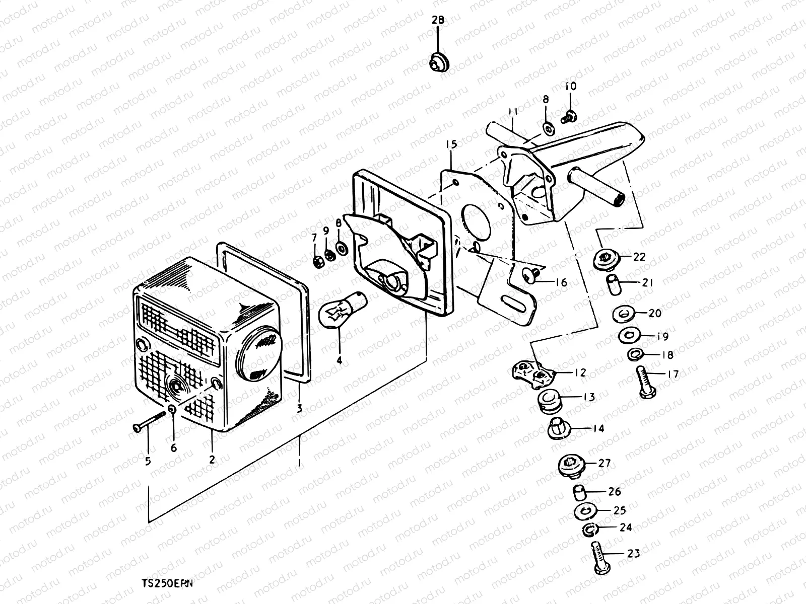 33 - REAR COMBINATION LAMP (E18, E39)