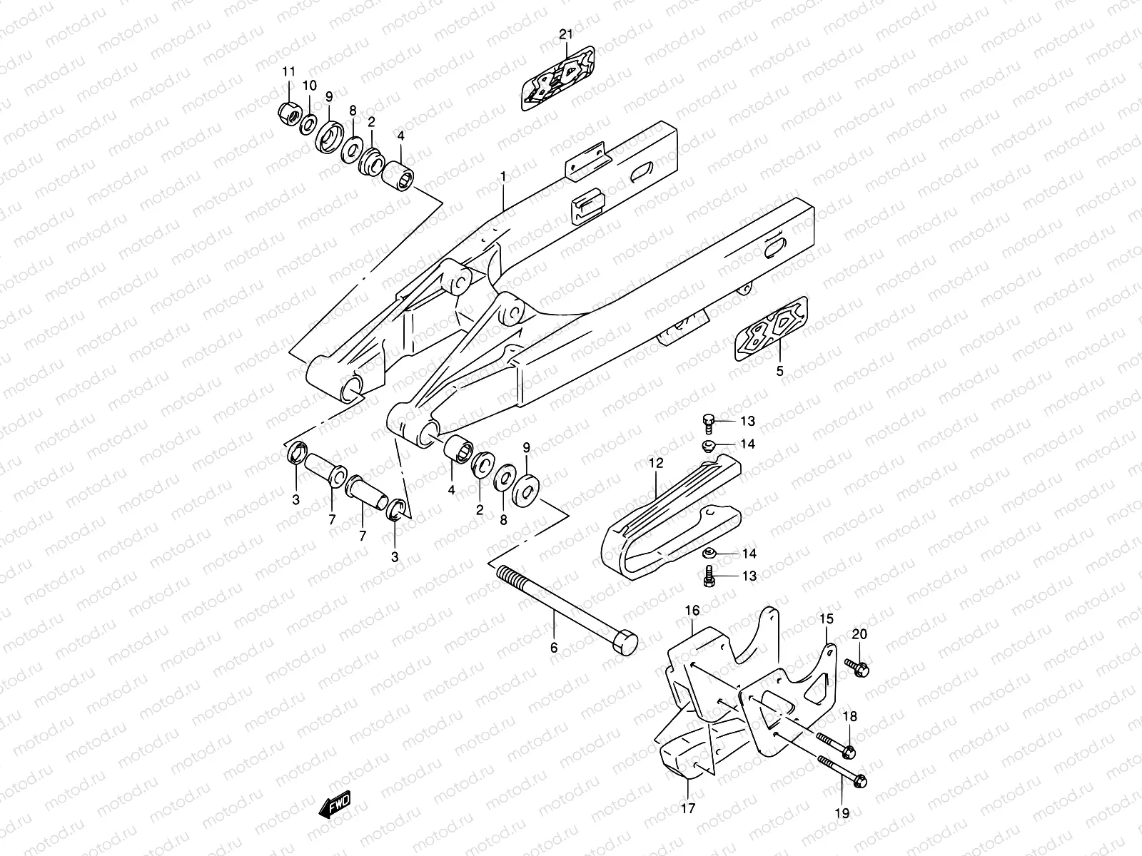 33 - REAR SWINGING ARM