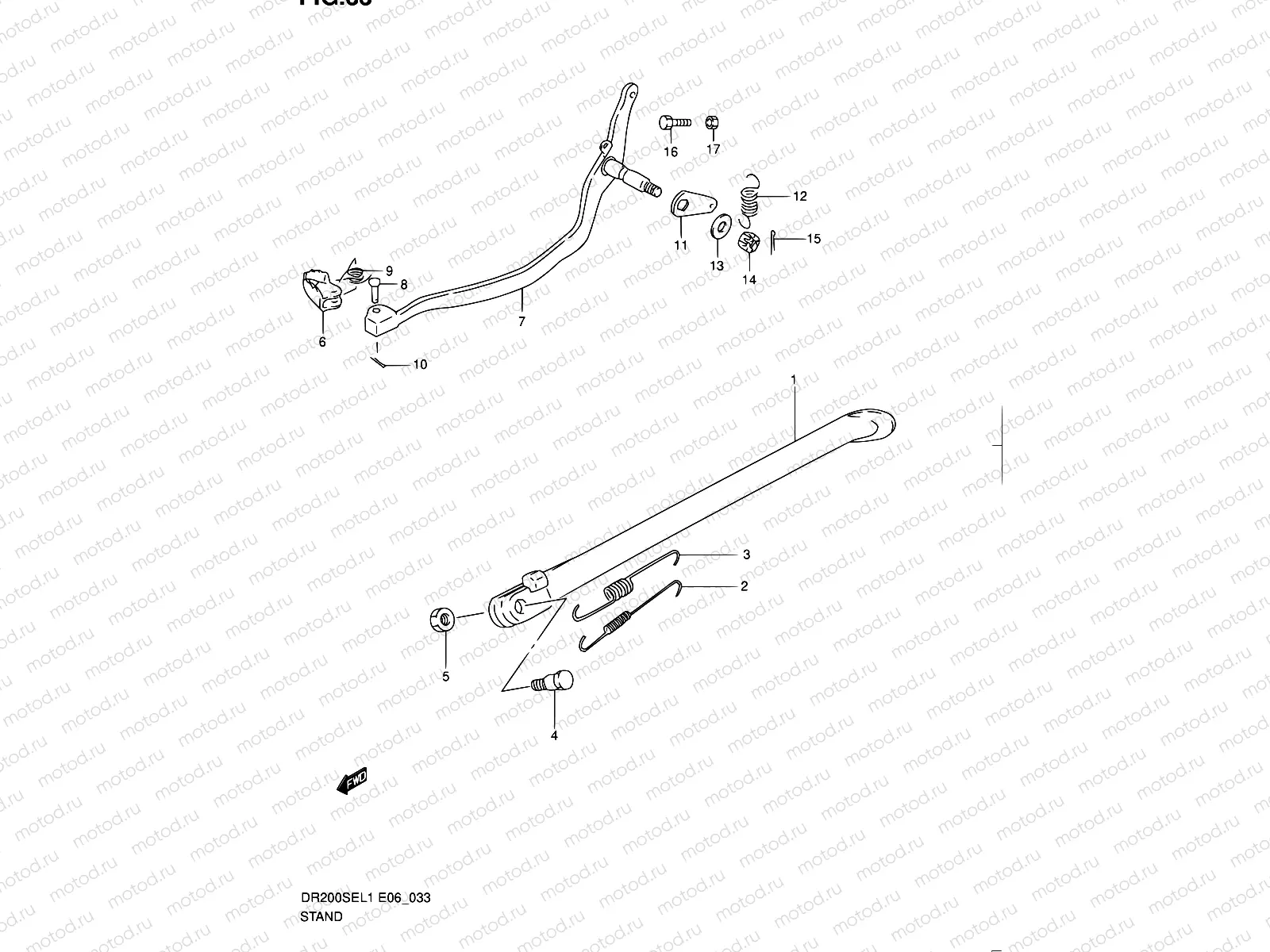 33 - STAND (DR200SEL1 E06)