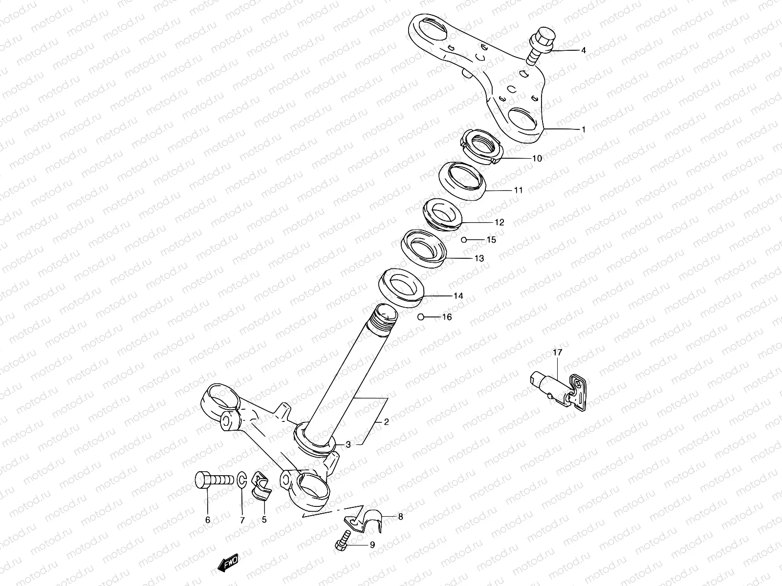 33 - STEERING STEM