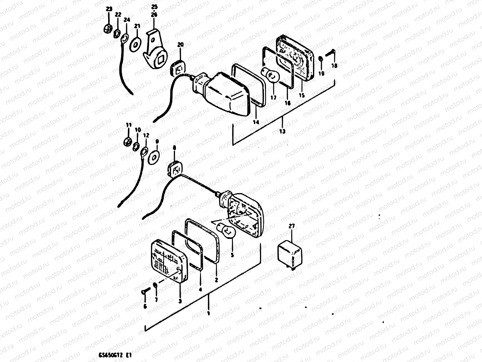 33 - TURN SIGNAL LAMP (E02, E04, E17, E34)