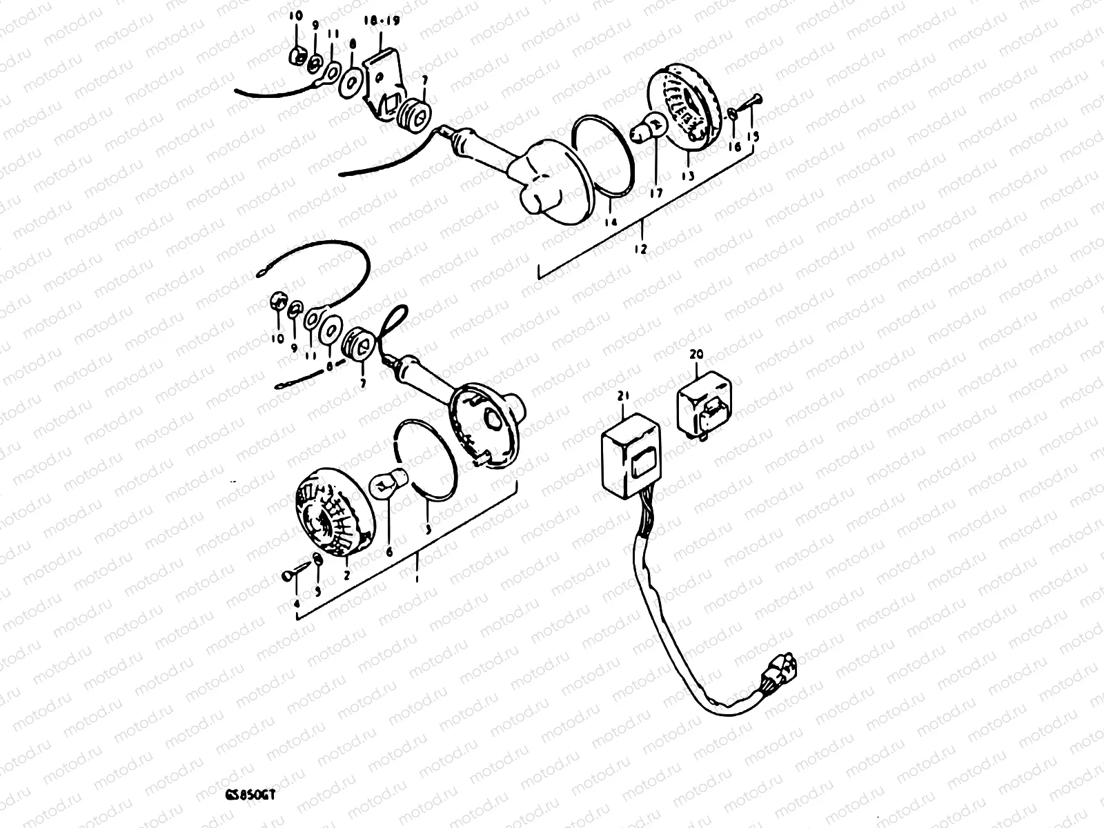 33 - TURN SIGNAL LAMP (MODEL T : E39)