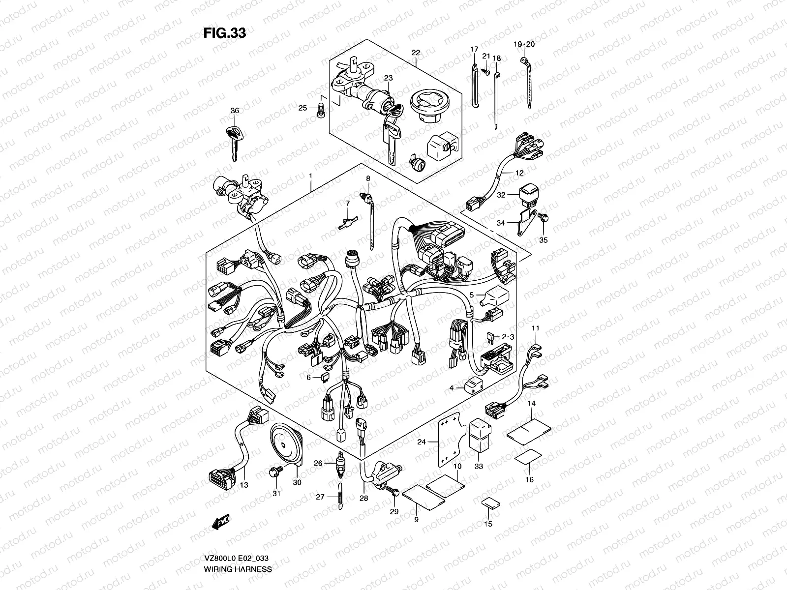 33 - WIRING HARNESS