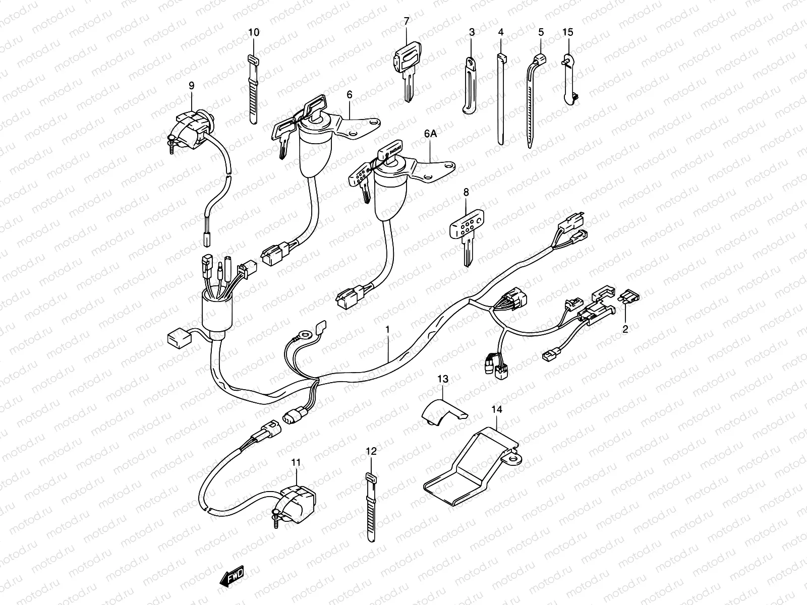 33 - WIRING HARNESS (DR-Z400EY/EK1/EK2/EK3/EK4)