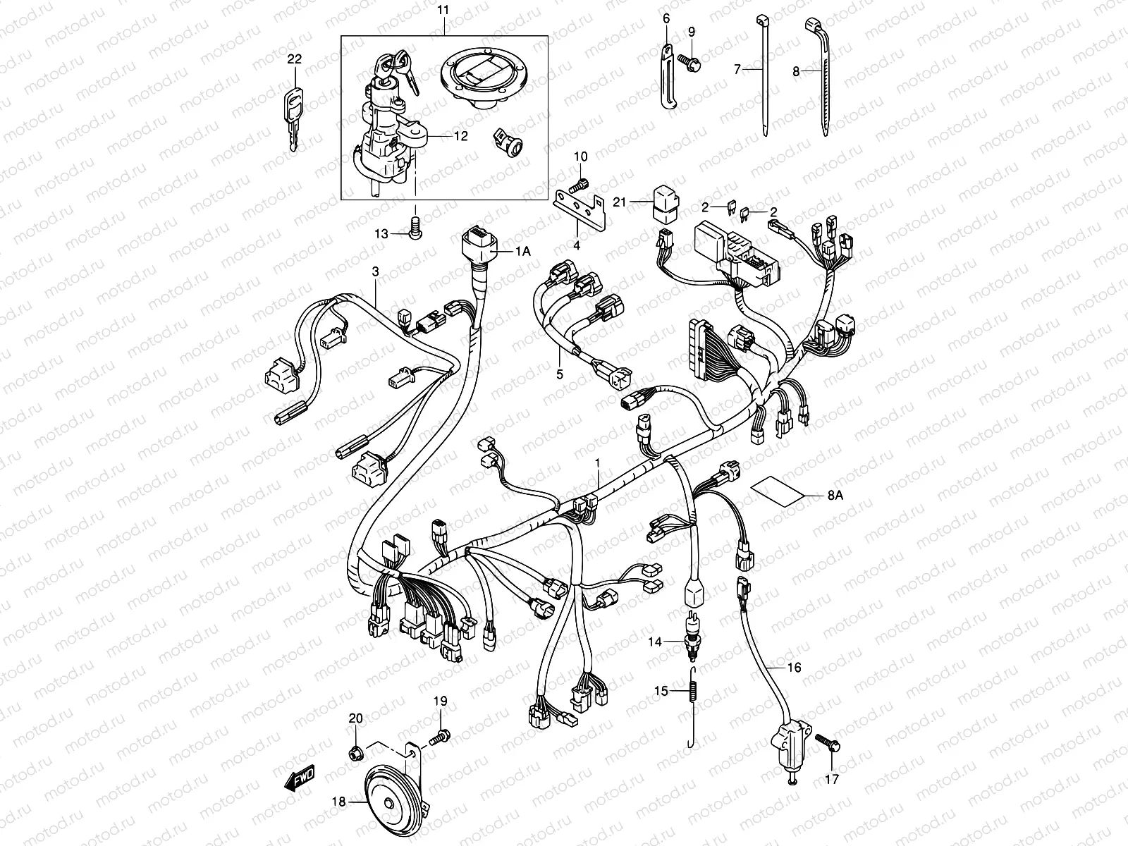 33 - WIRING HARNESS (SV1000S/S1/S2)