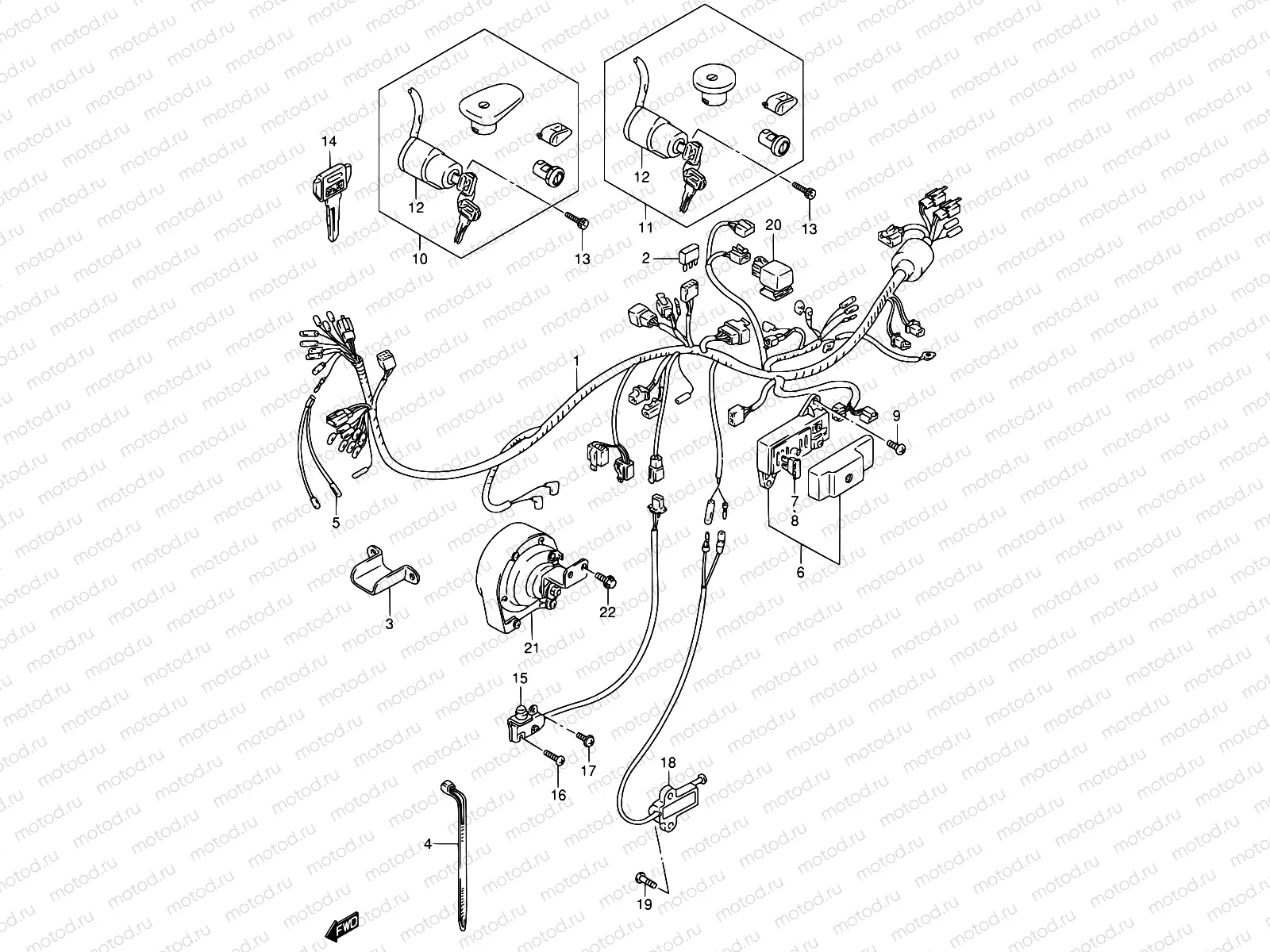 33 - WIRING HARNESS (VS1400GLPK4)