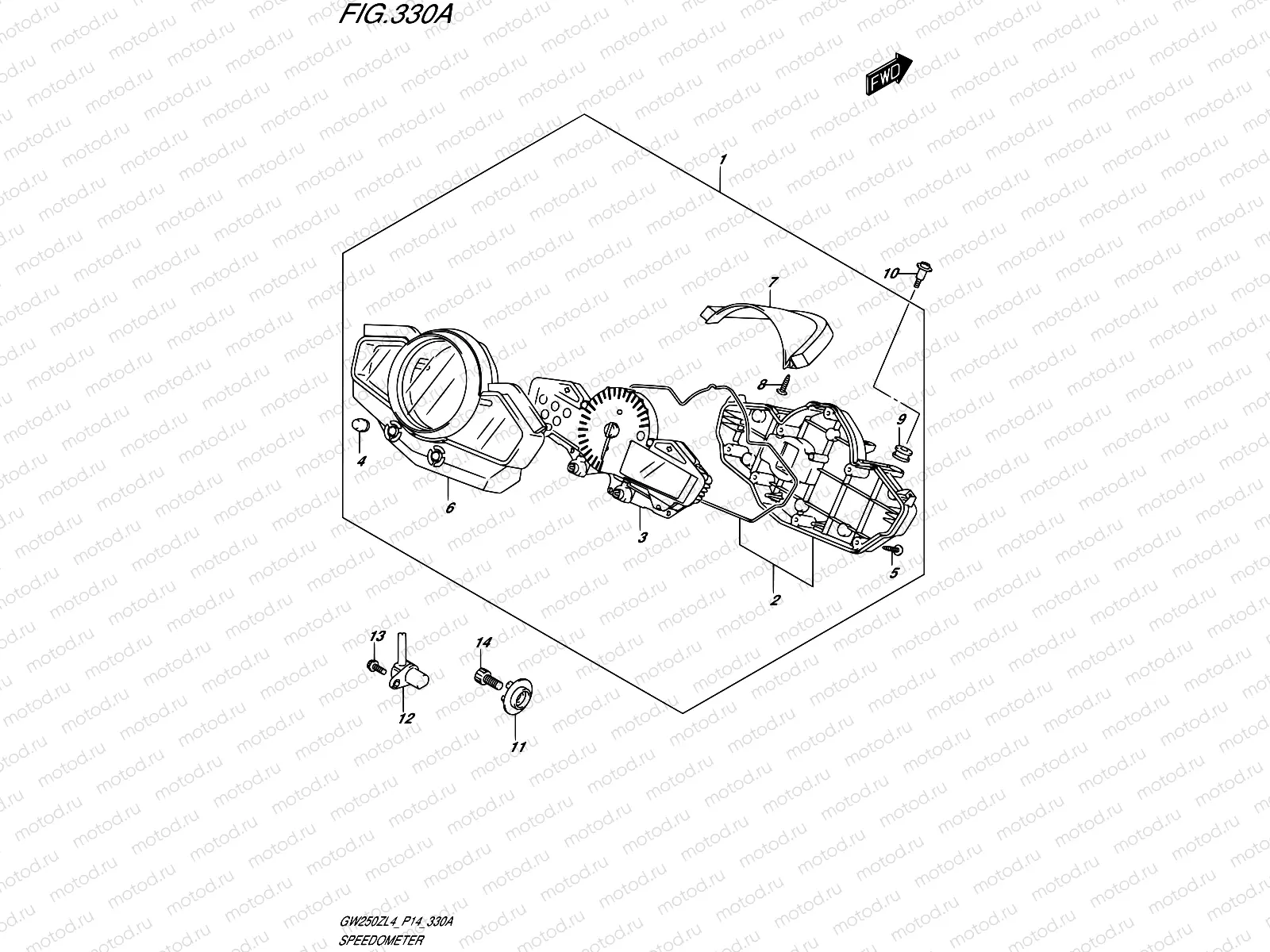330A - SPEEDOMETER