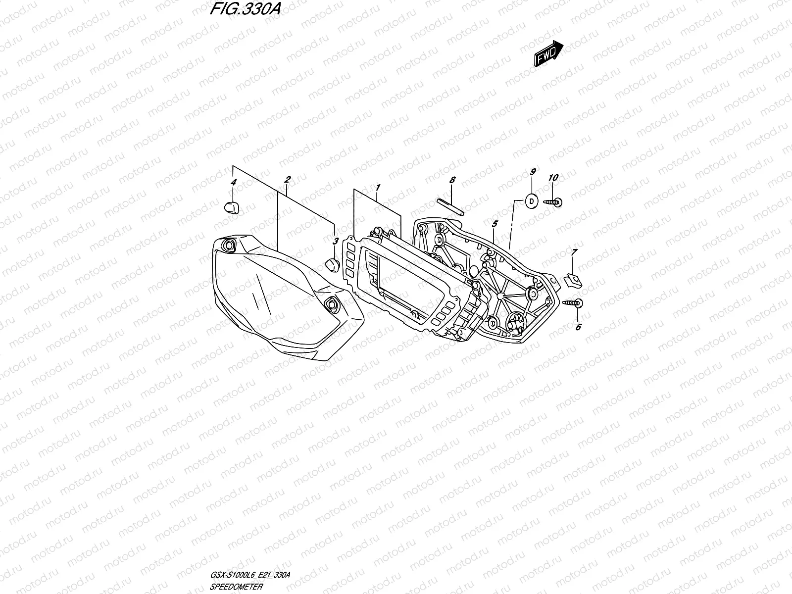 330A - SPEEDOMETER (GSX-S1000L6 E21)