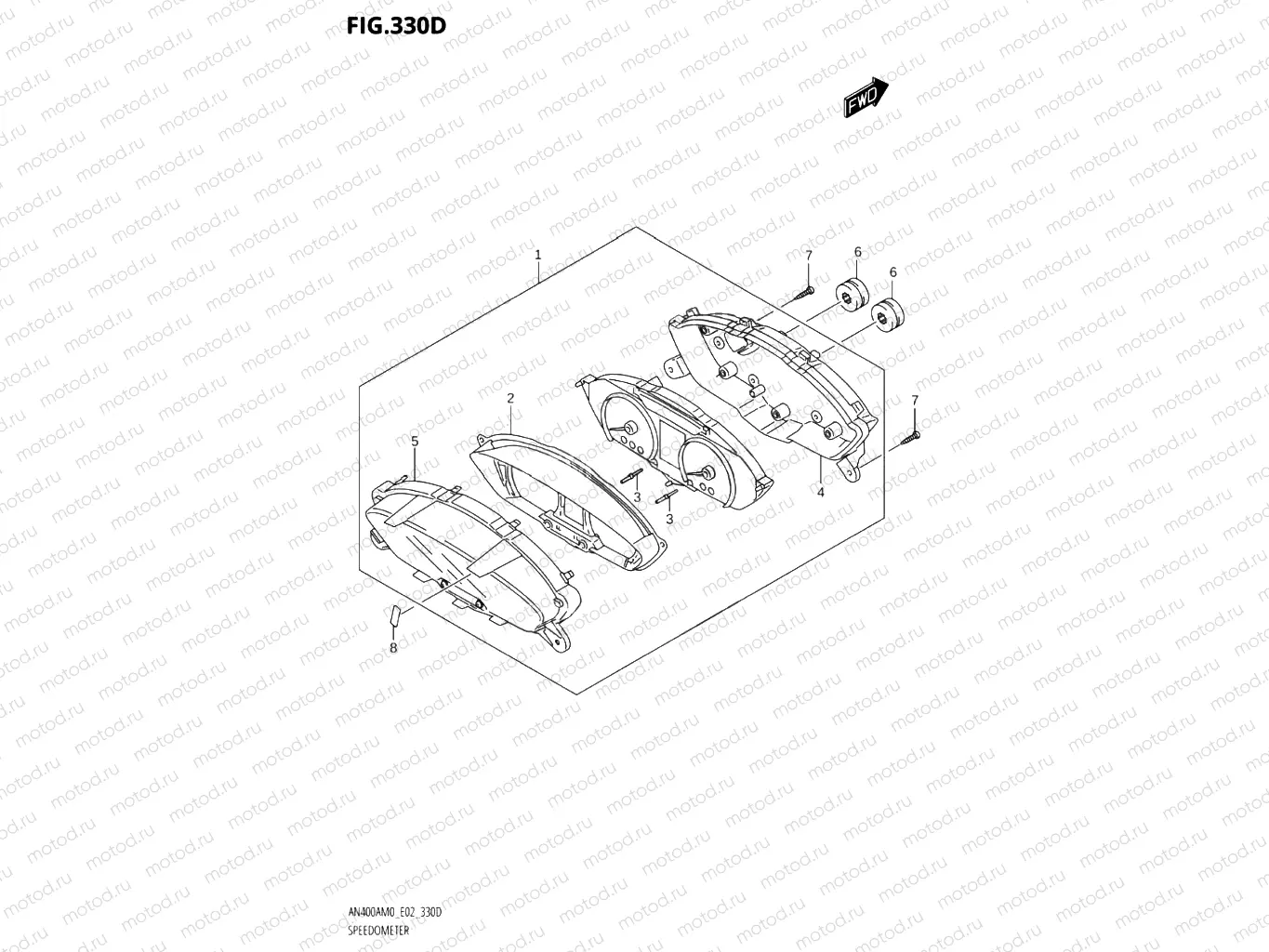 330D - SPEEDOMETER (E02)