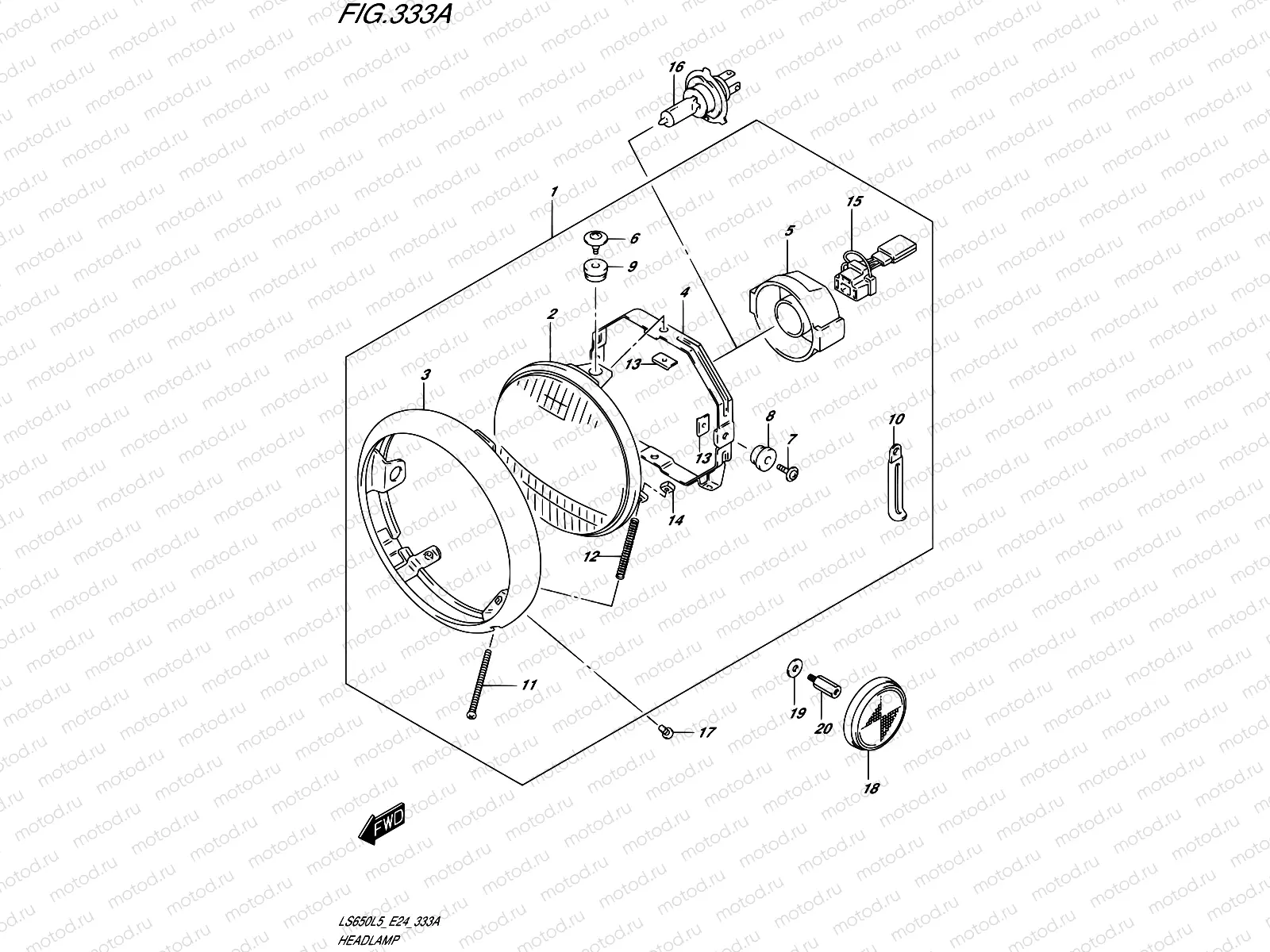 333A - HEADLAMP