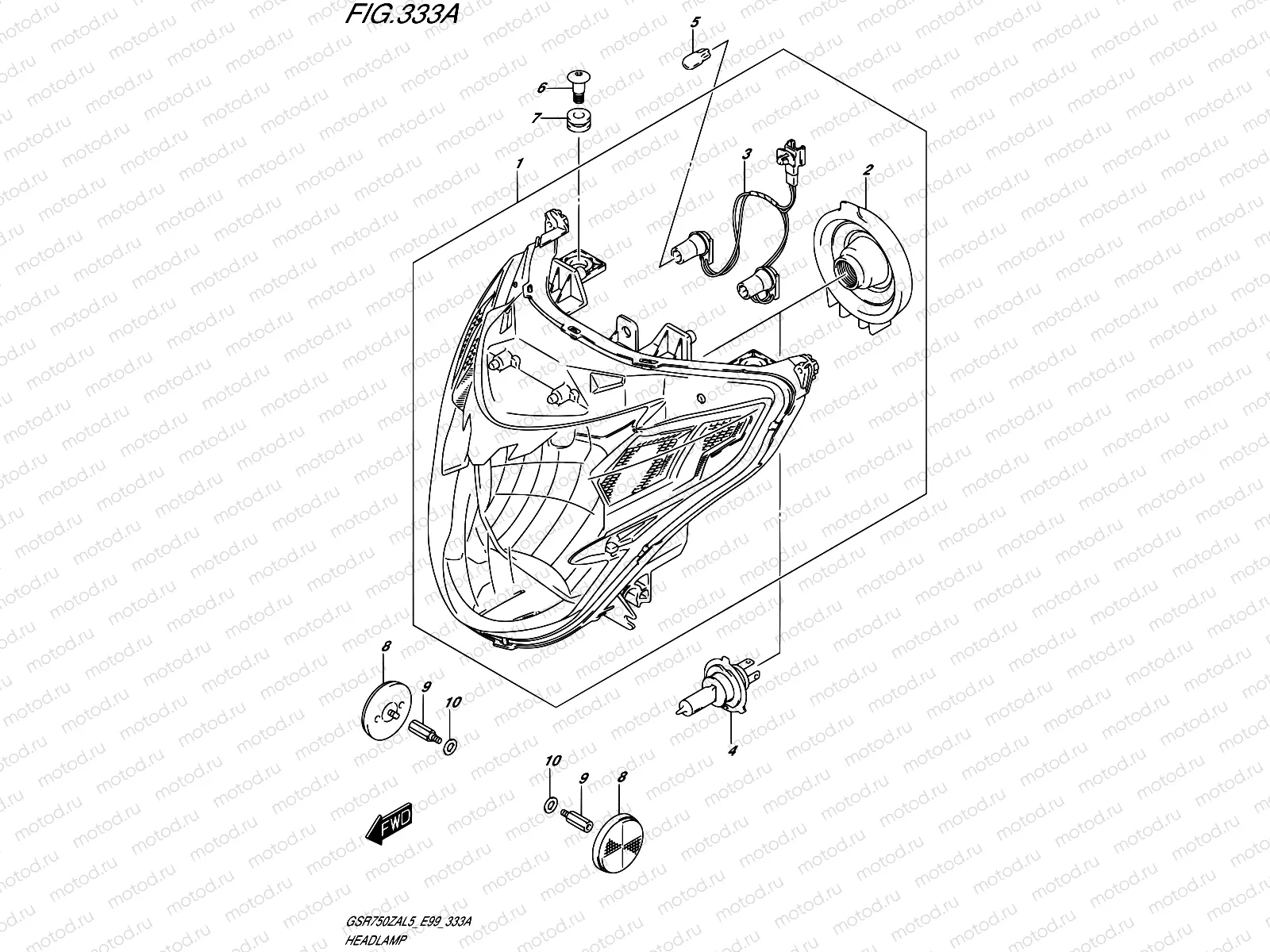 333A - HEADLAMP