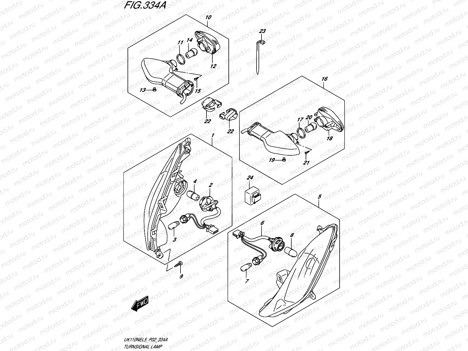 334A - TURNSIGNAL LAMP