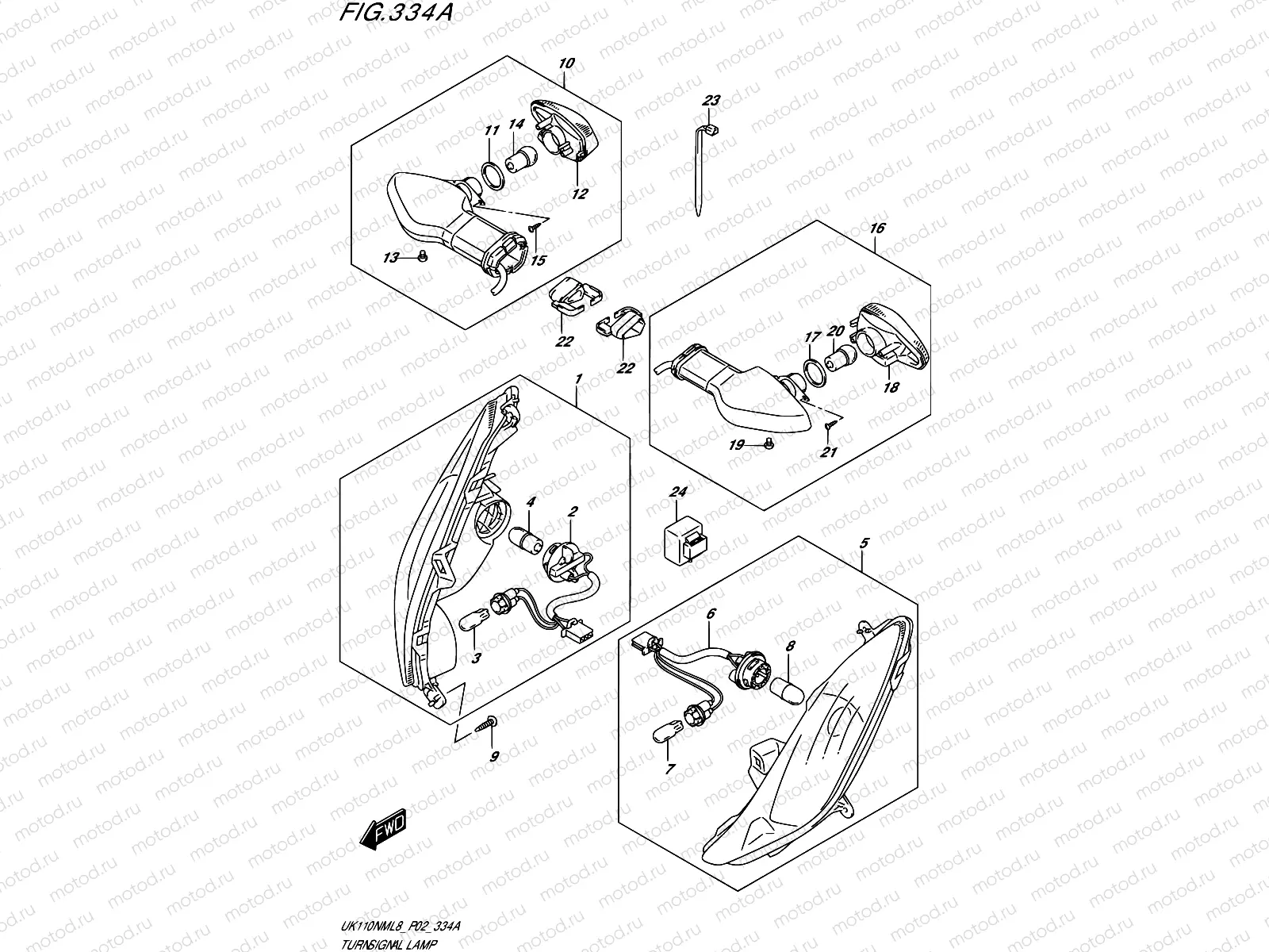 334A - TURNSIGNAL LAMP