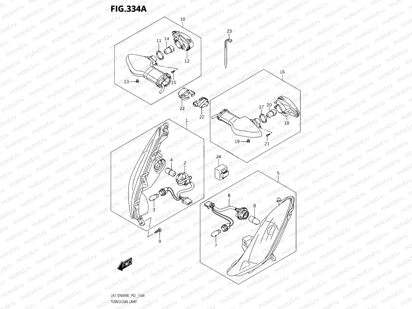 334A - TURNSIGNAL LAMP