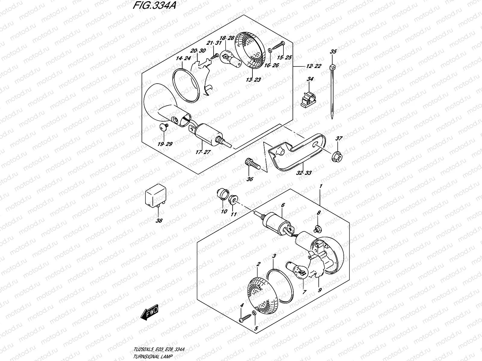334A - TURNSIGNAL LAMP