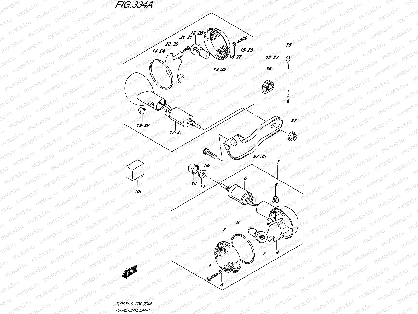 334A - TURNSIGNAL LAMP