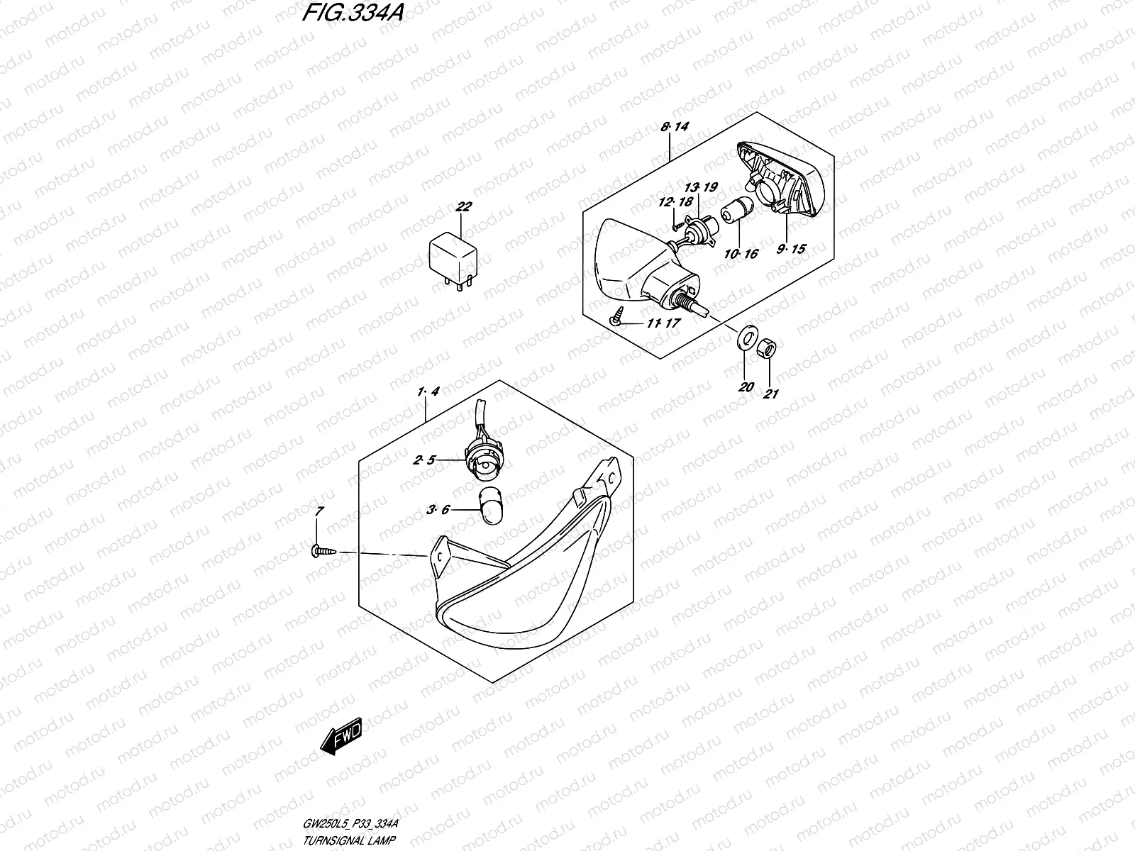 334A - TURNSIGNAL LAMP