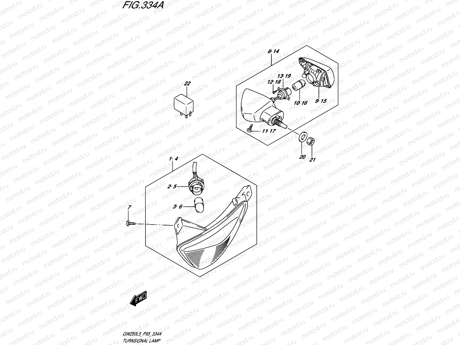334A - TURNSIGNAL LAMP
