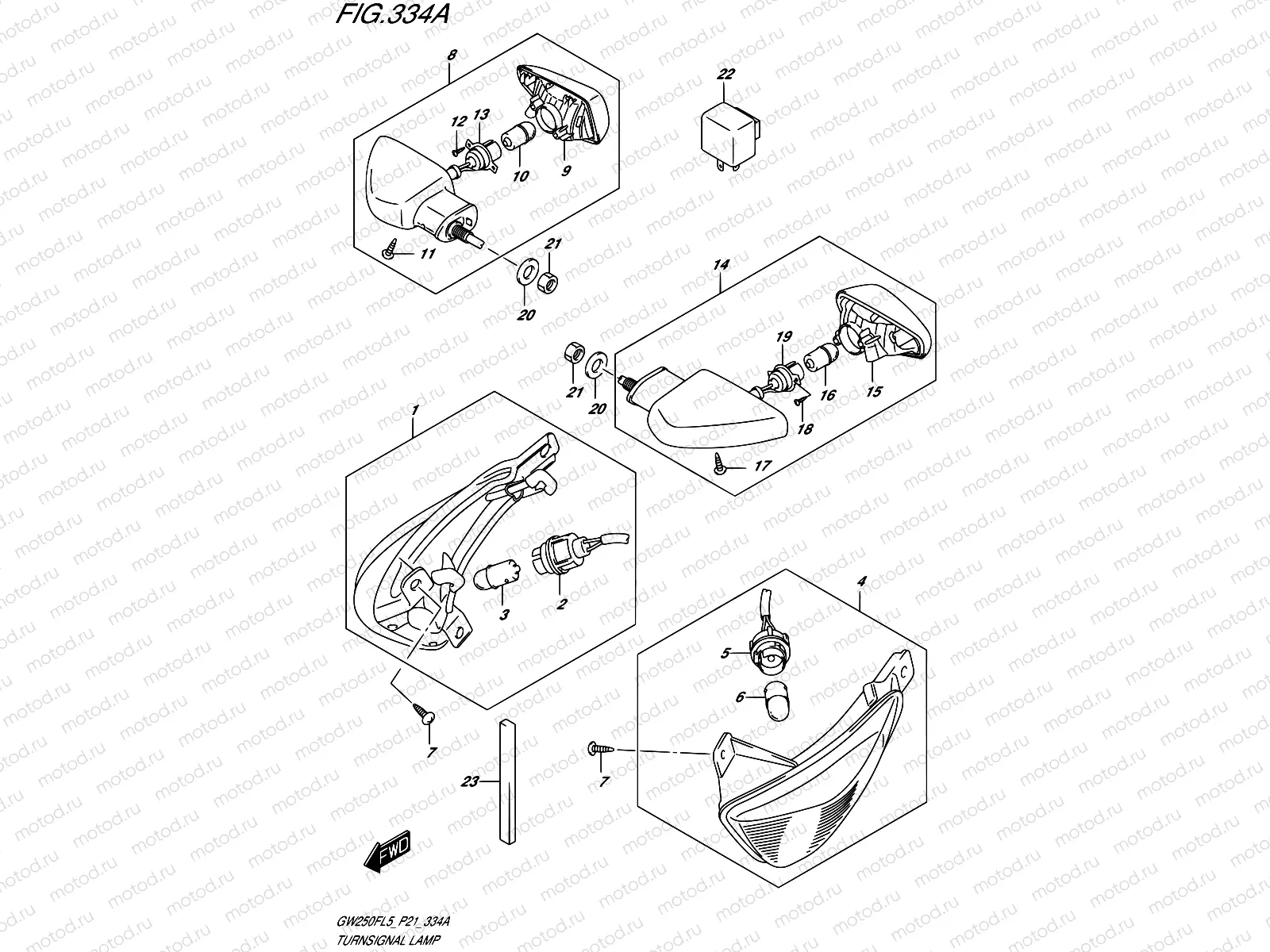 334A - TURNSIGNAL LAMP