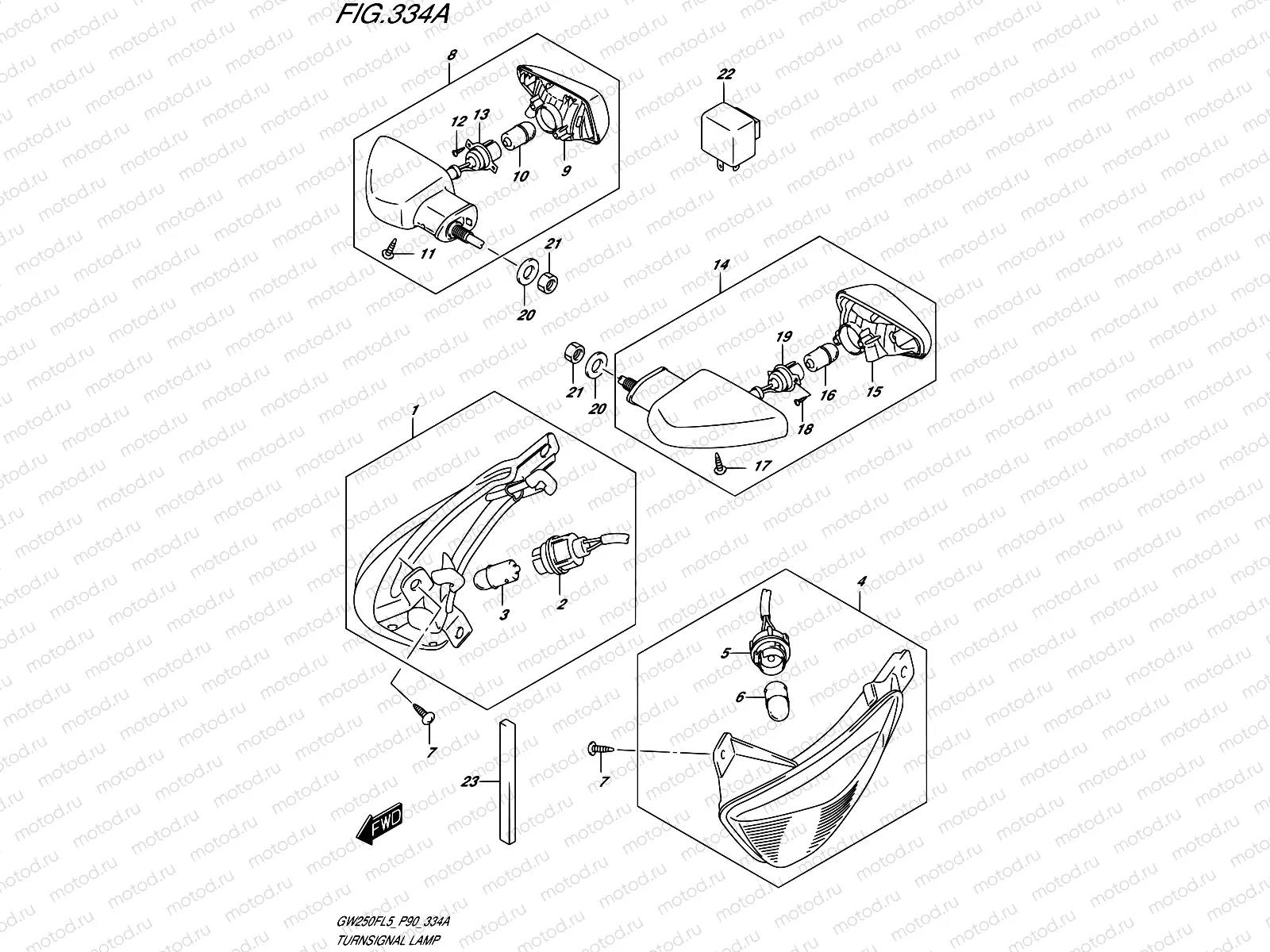 334A - TURNSIGNAL LAMP
