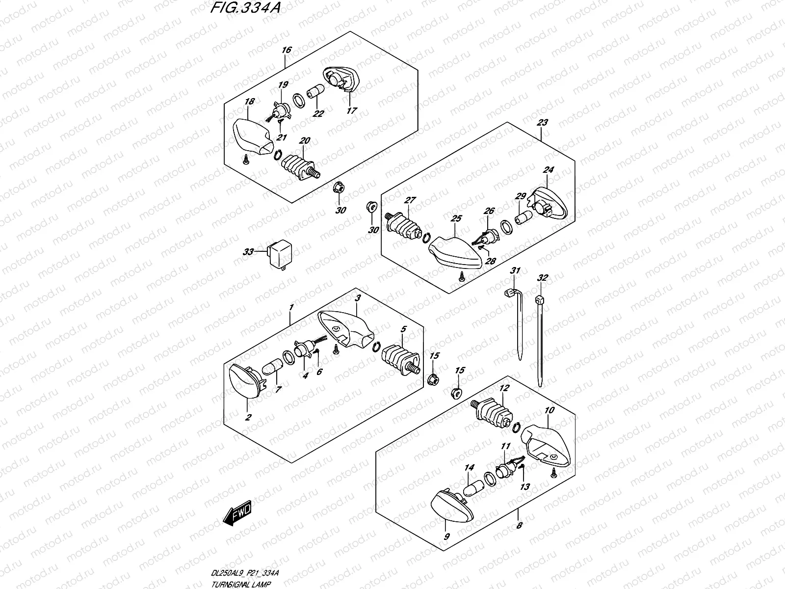 334A - TURNSIGNAL LAMP