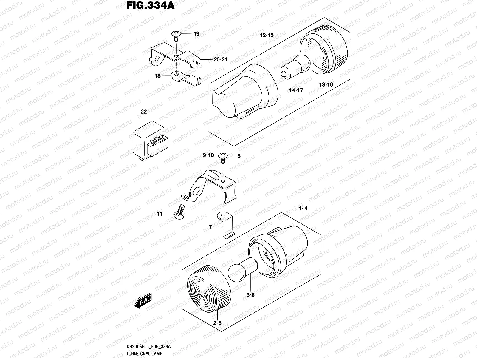 334A - TURNSIGNAL LAMP