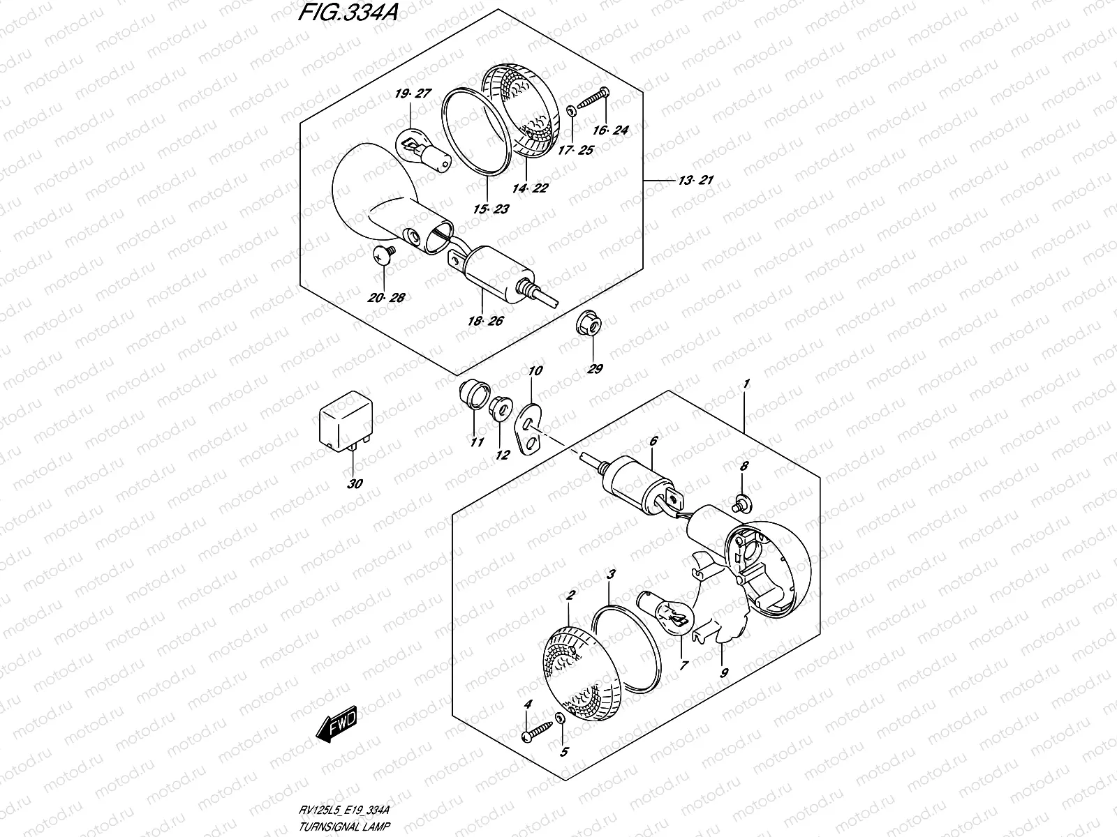 334A - TURNSIGNAL LAMP