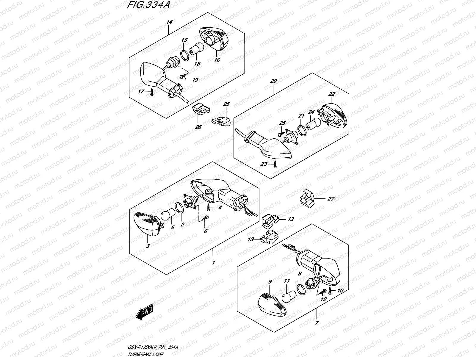 334A - TURNSIGNAL LAMP