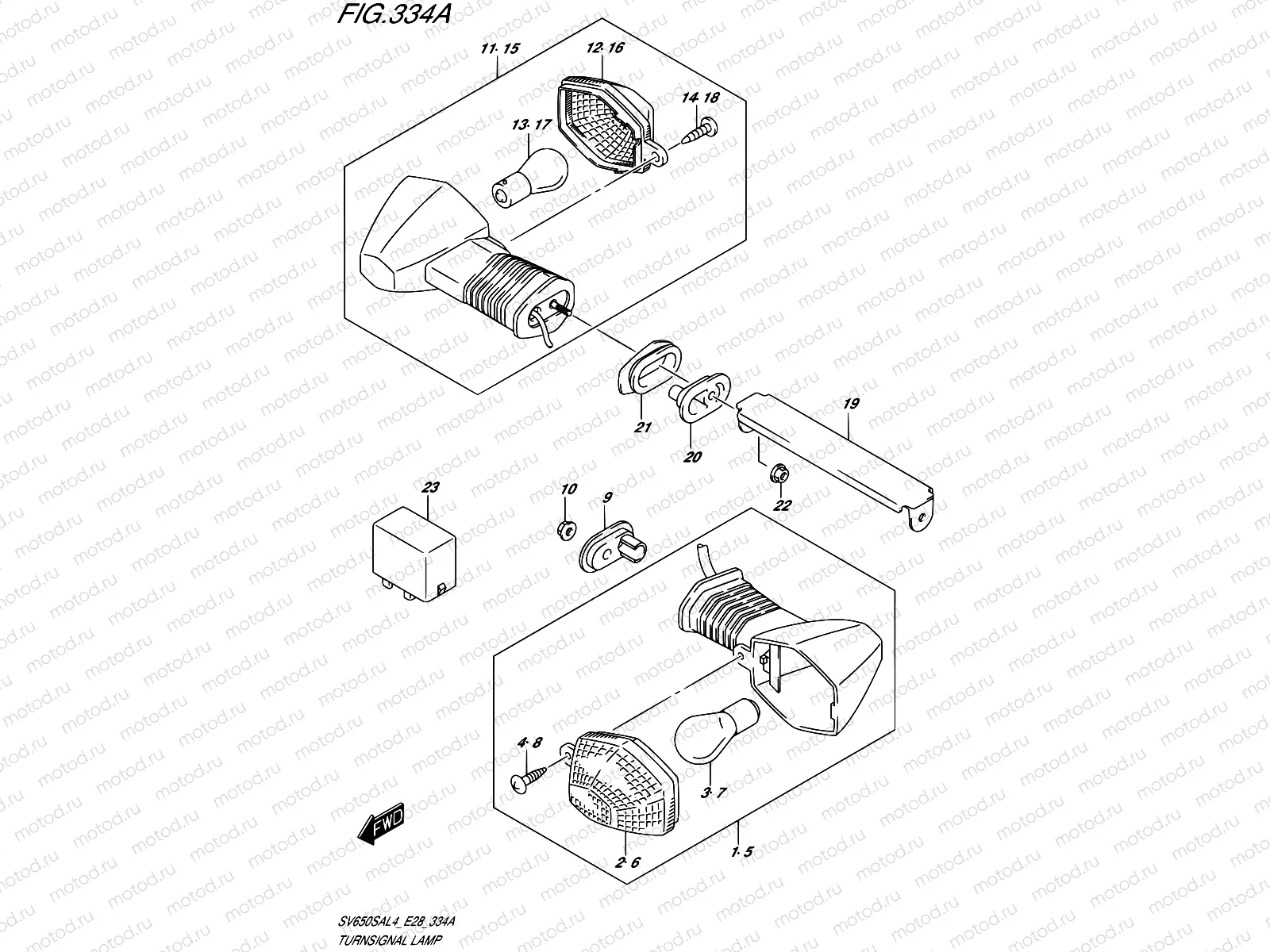334A - TURNSIGNAL LAMP