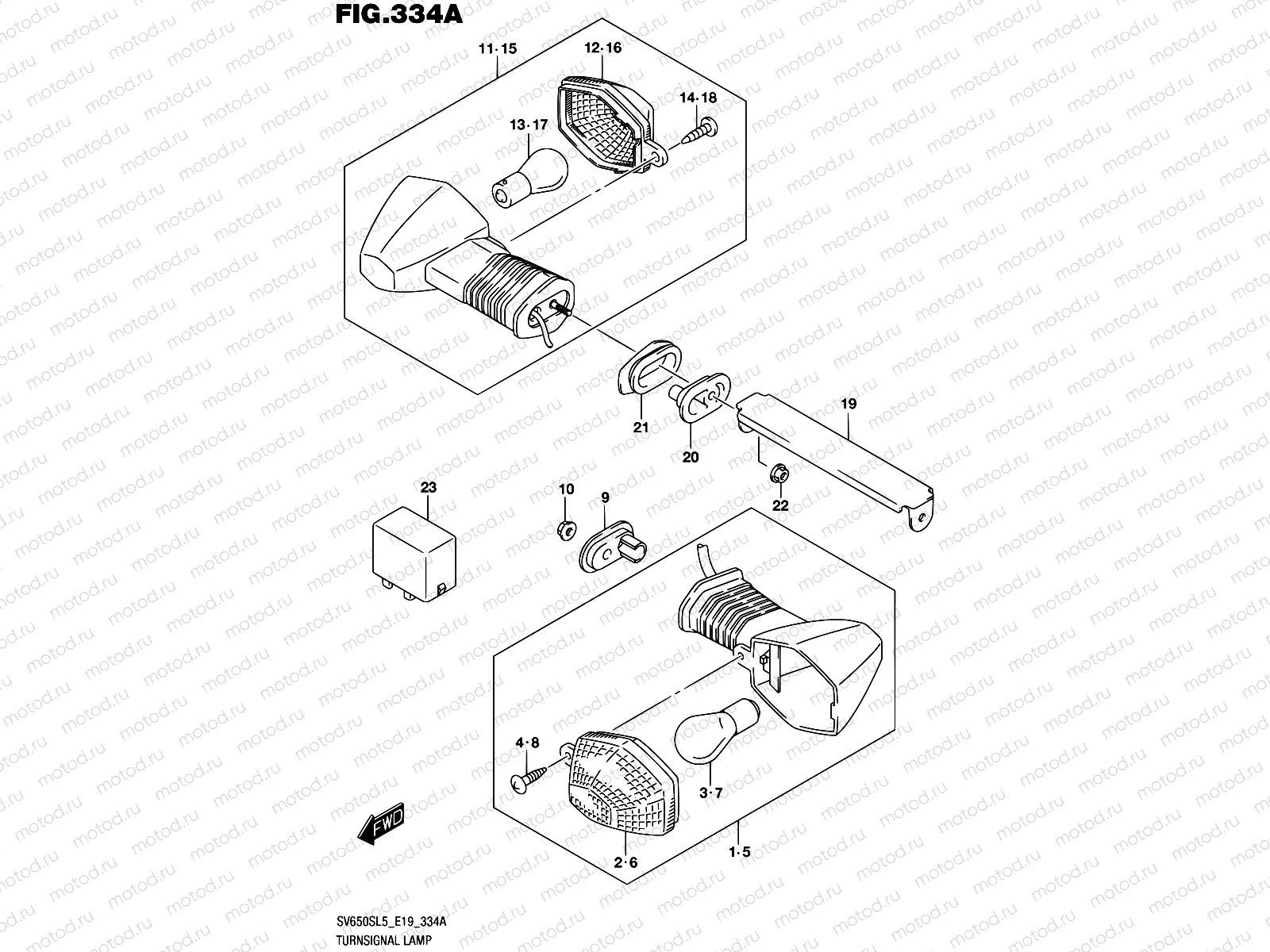 334A - TURNSIGNAL LAMP