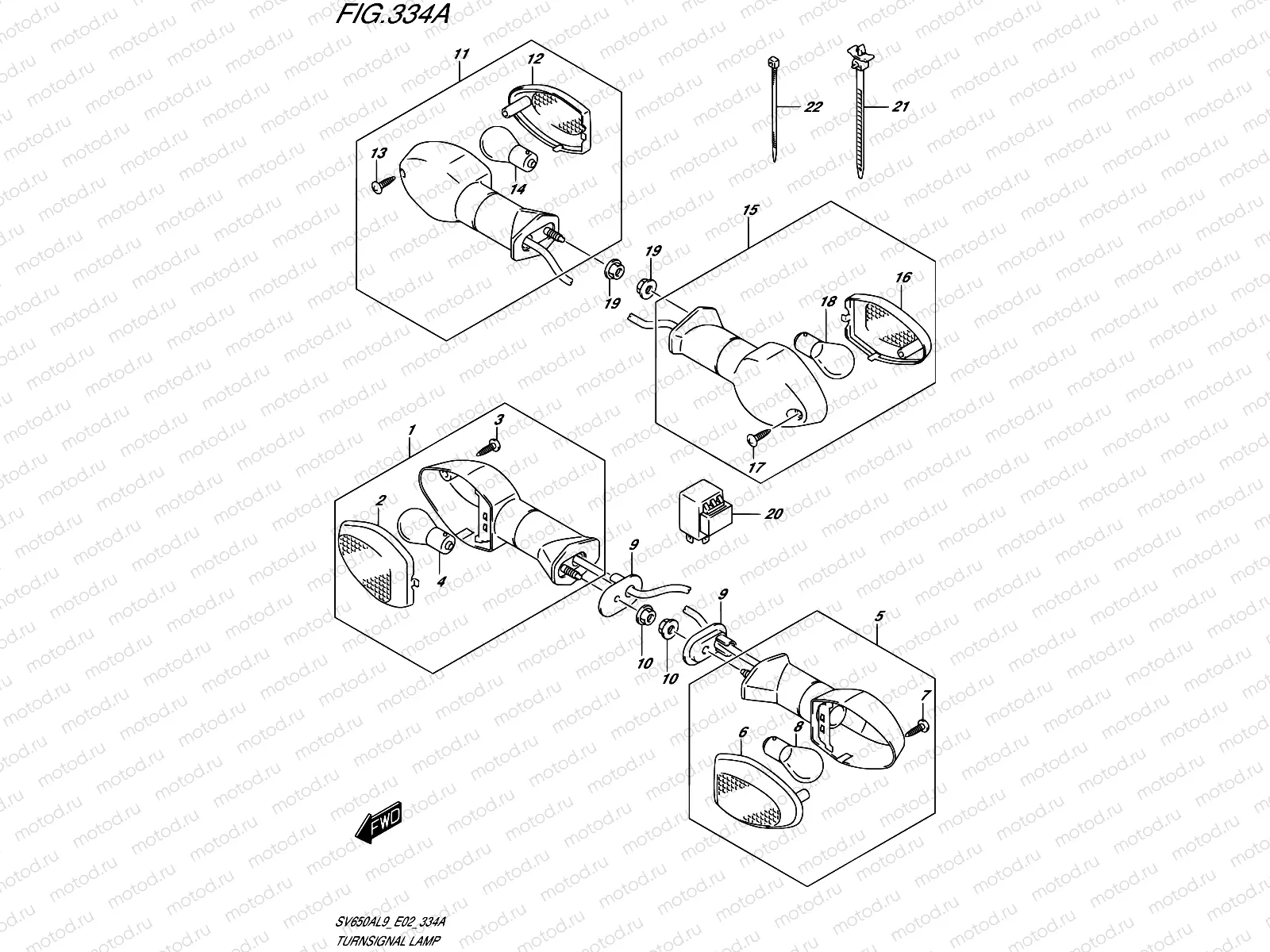 334A - TURNSIGNAL LAMP