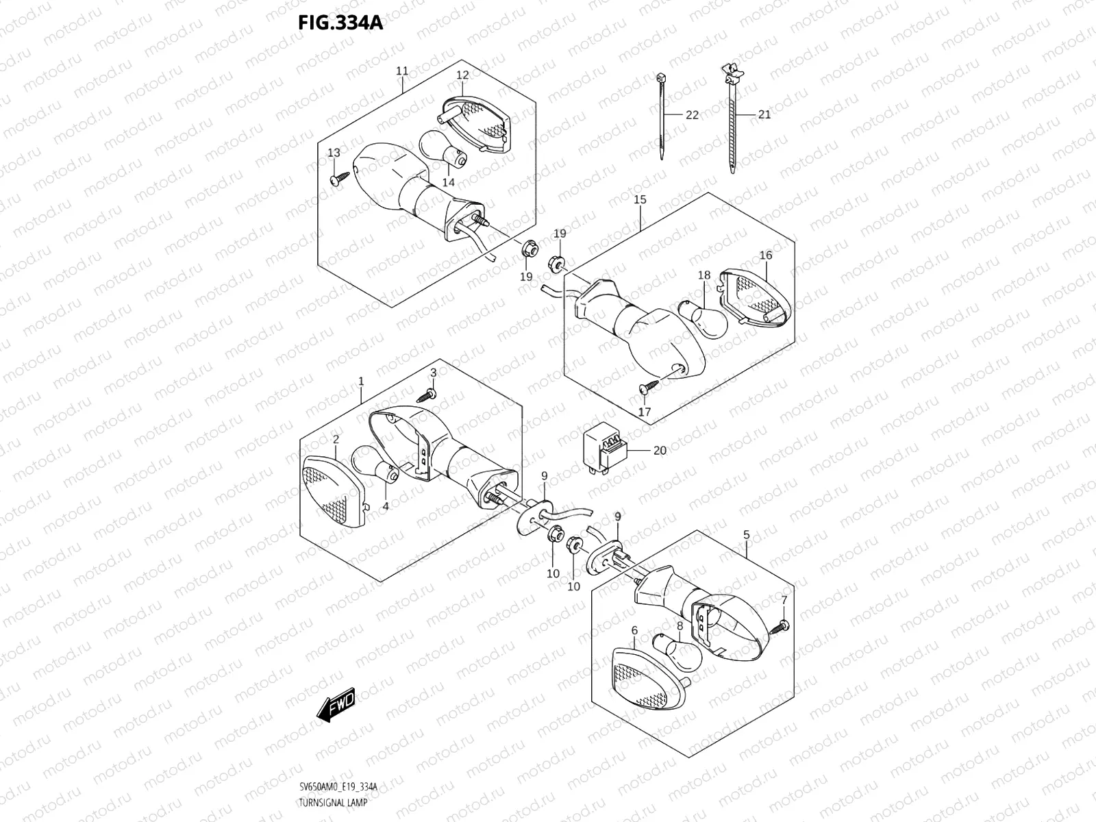 334A - TURNSIGNAL LAMP