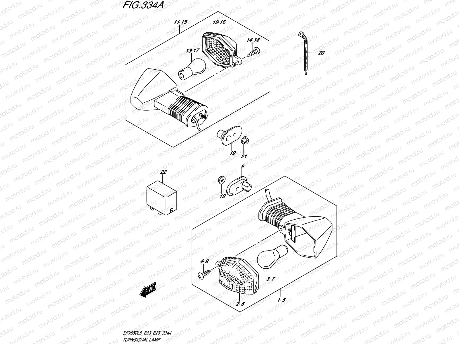 334A - TURNSIGNAL LAMP