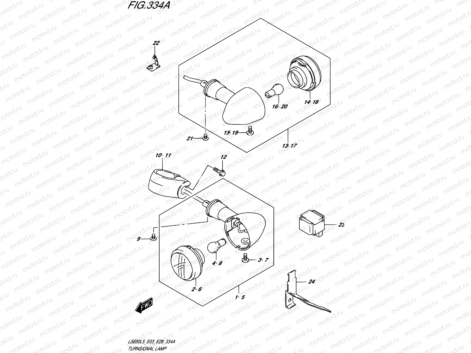 334A - TURNSIGNAL LAMP