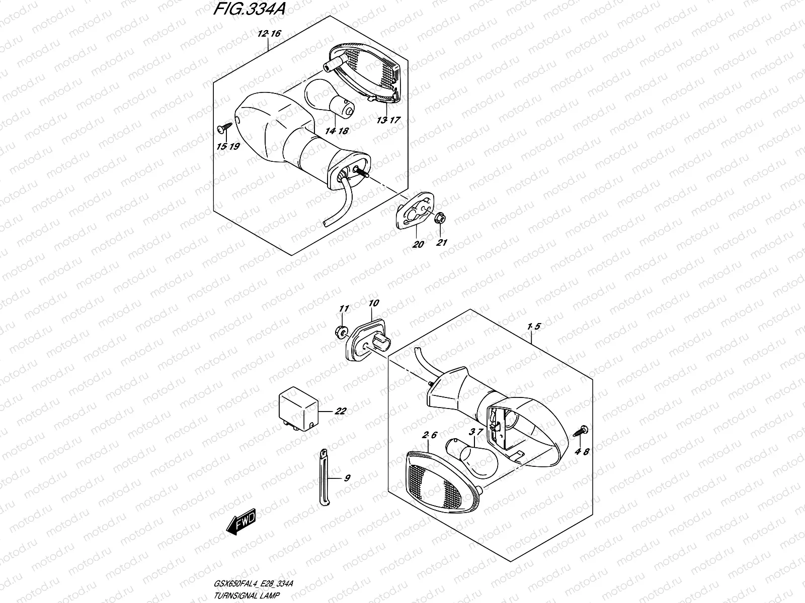 334A - TURNSIGNAL LAMP