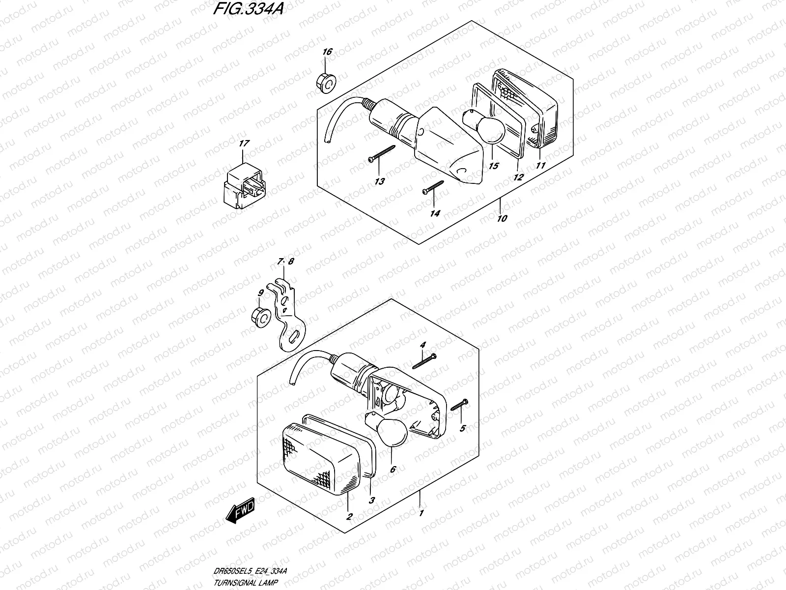 334A - TURNSIGNAL LAMP