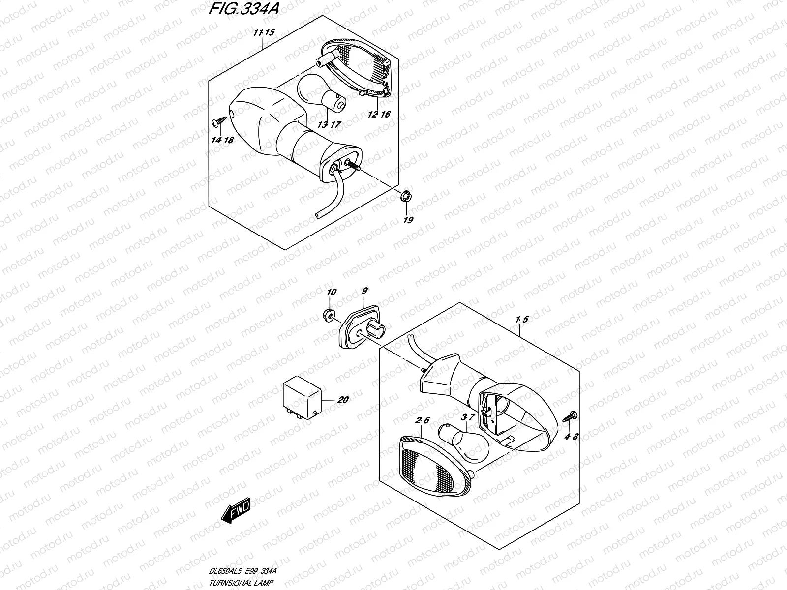 334A - TURNSIGNAL LAMP