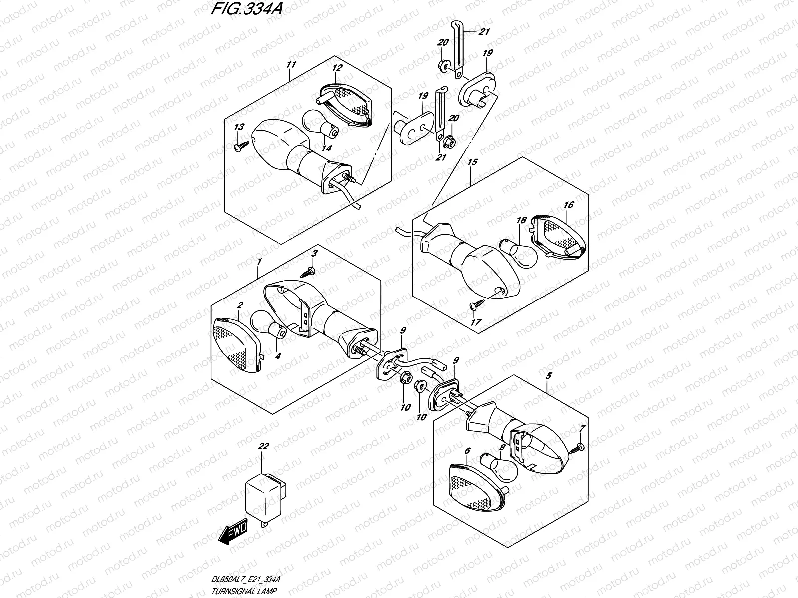 334A - TURNSIGNAL LAMP