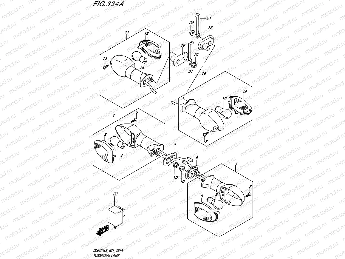 334A - TURNSIGNAL LAMP