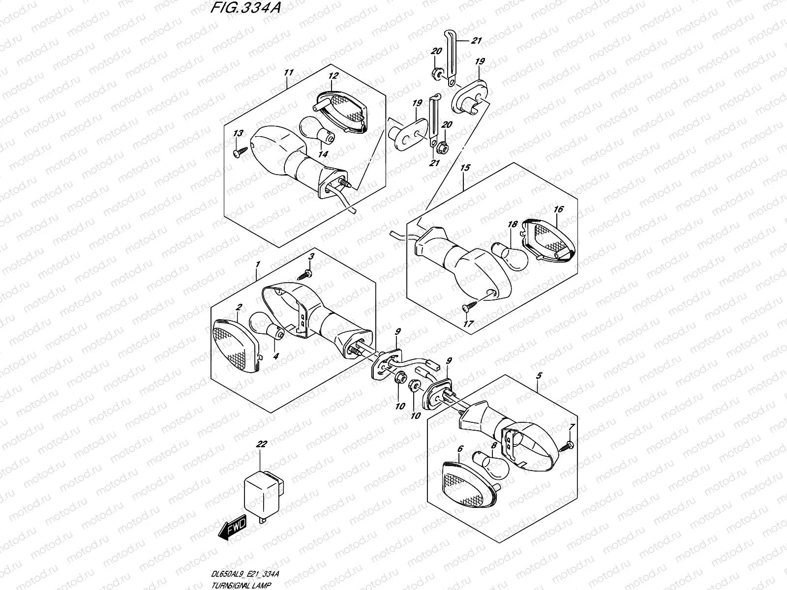 334A - TURNSIGNAL LAMP