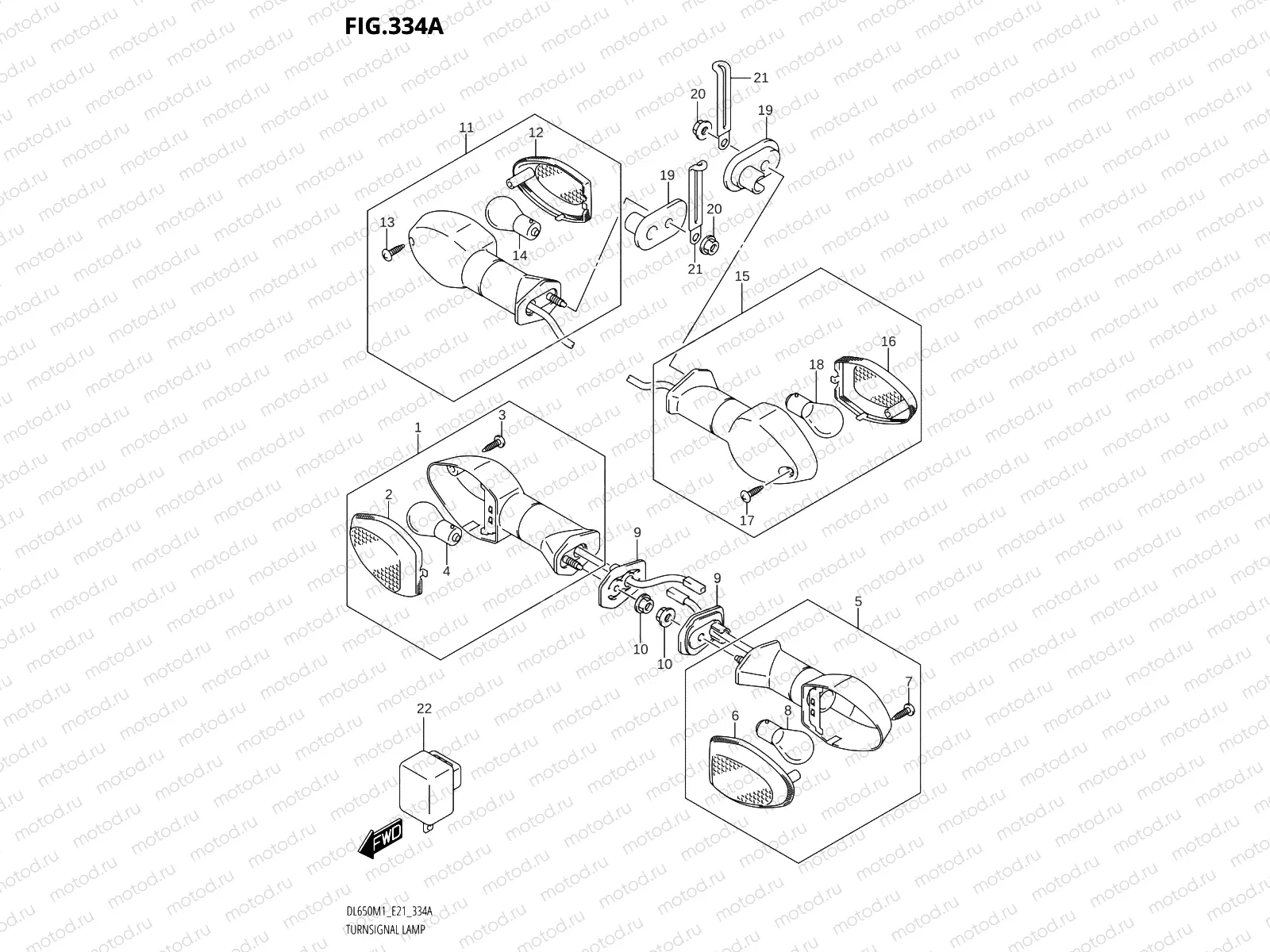 334A - TURNSIGNAL LAMP