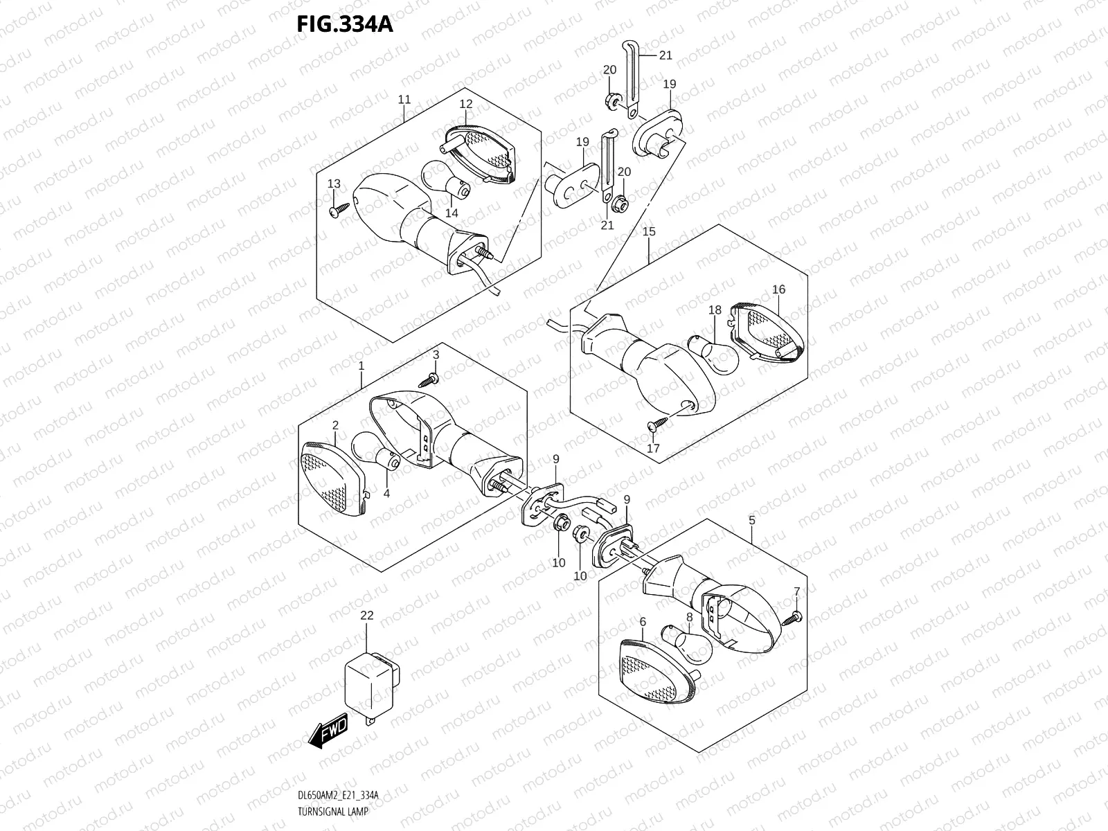 334A - TURNSIGNAL LAMP
