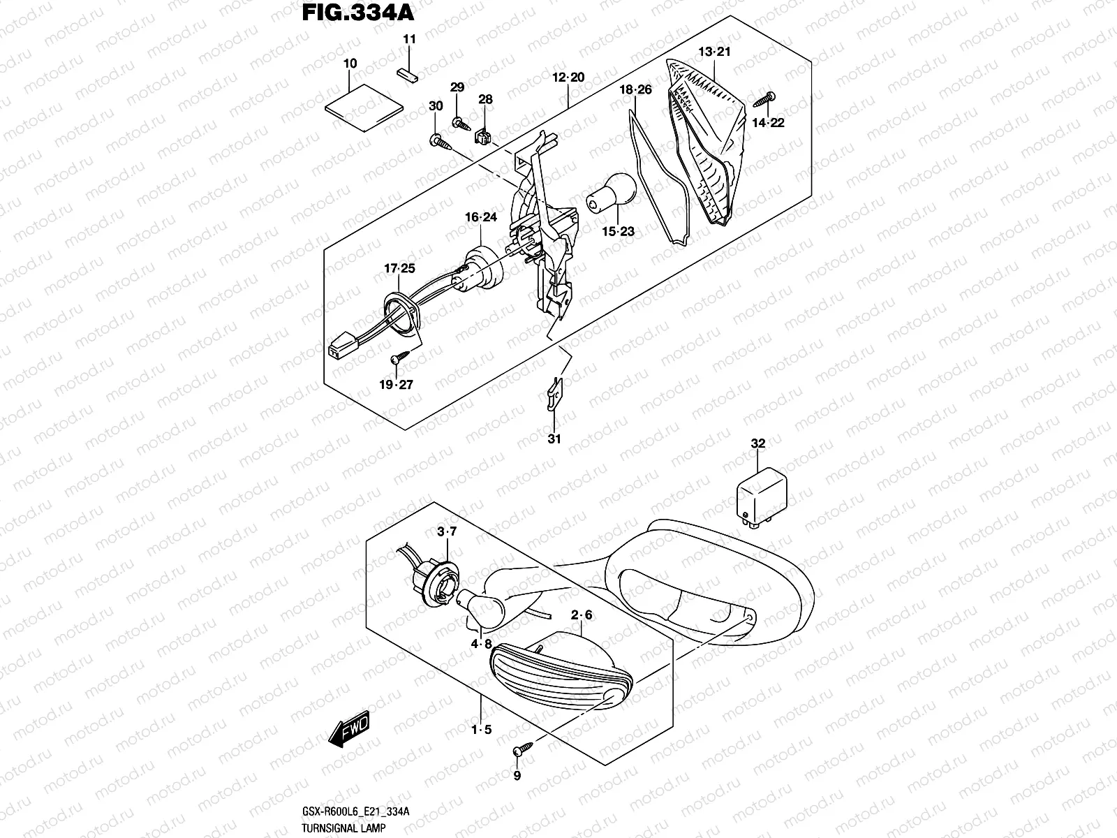 334A - TURNSIGNAL LAMP