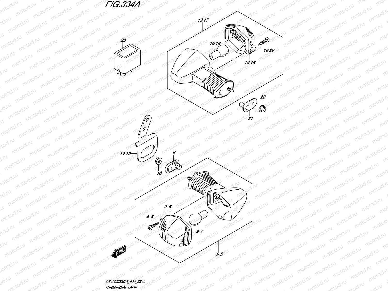 334A - TURNSIGNAL LAMP