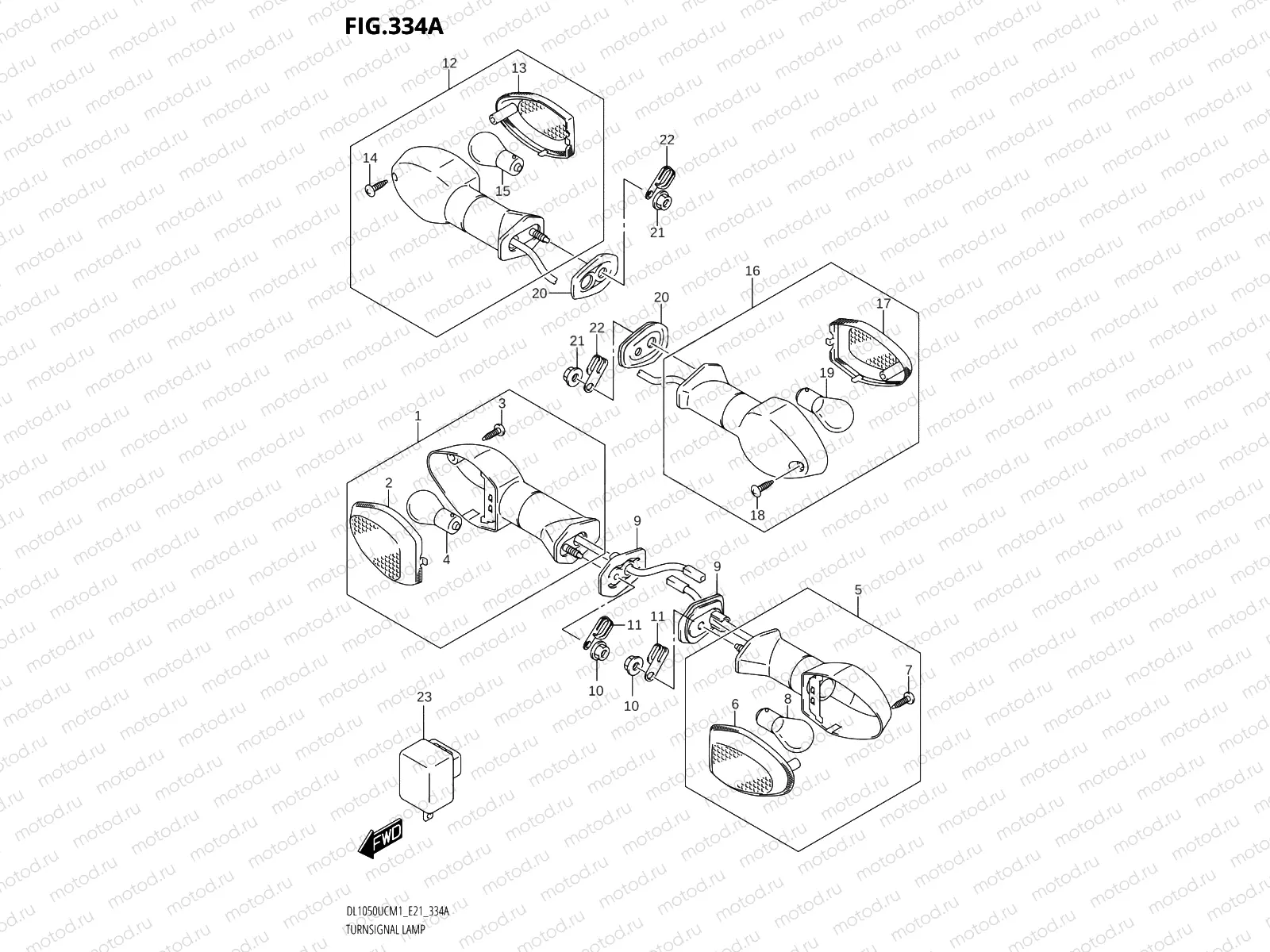 334A - TURNSIGNAL LAMP