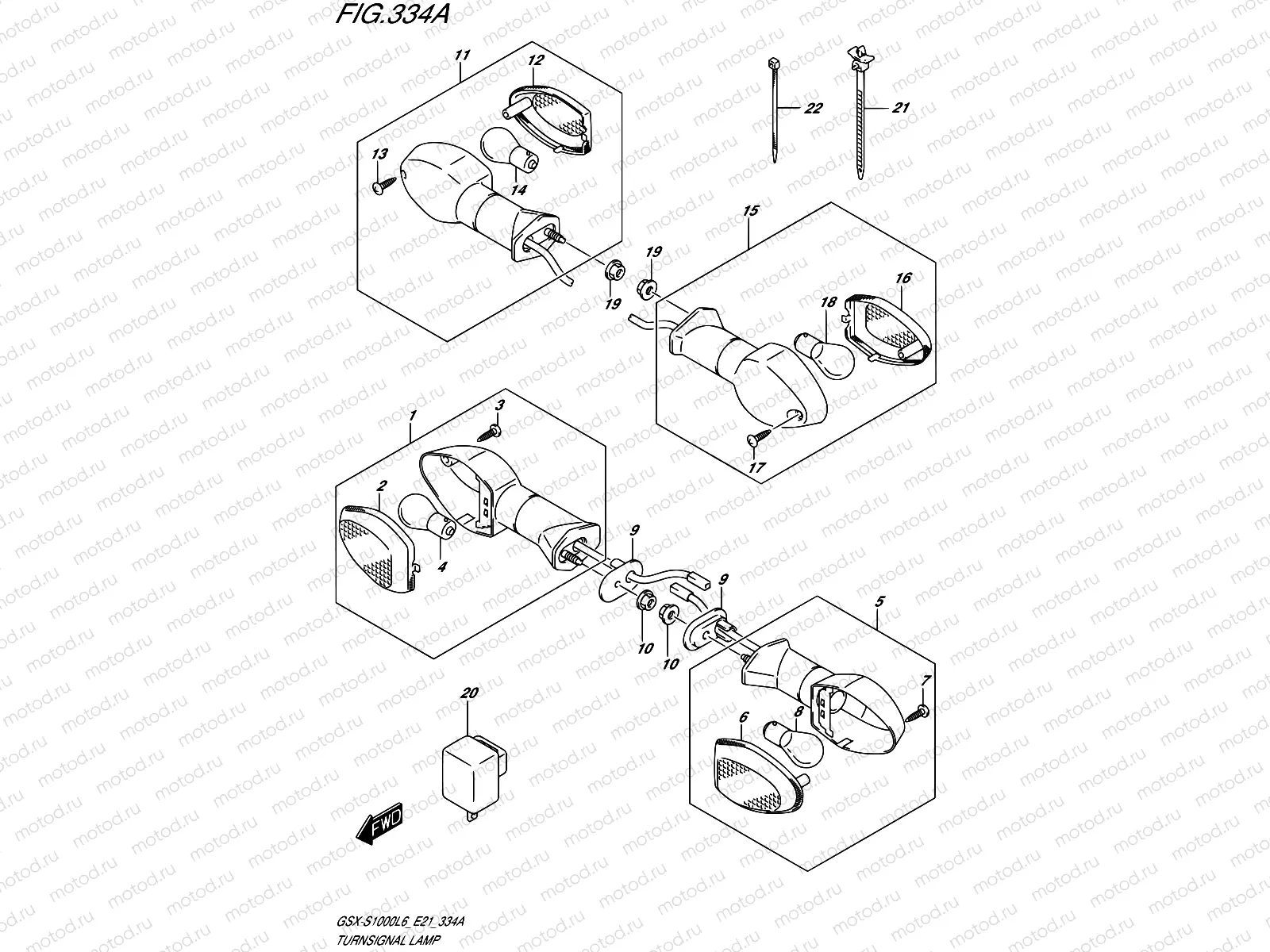 334A - TURNSIGNAL LAMP