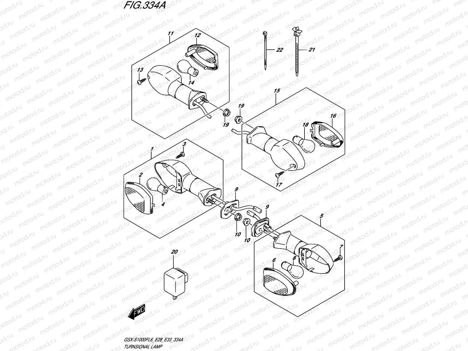 334A - TURNSIGNAL LAMP