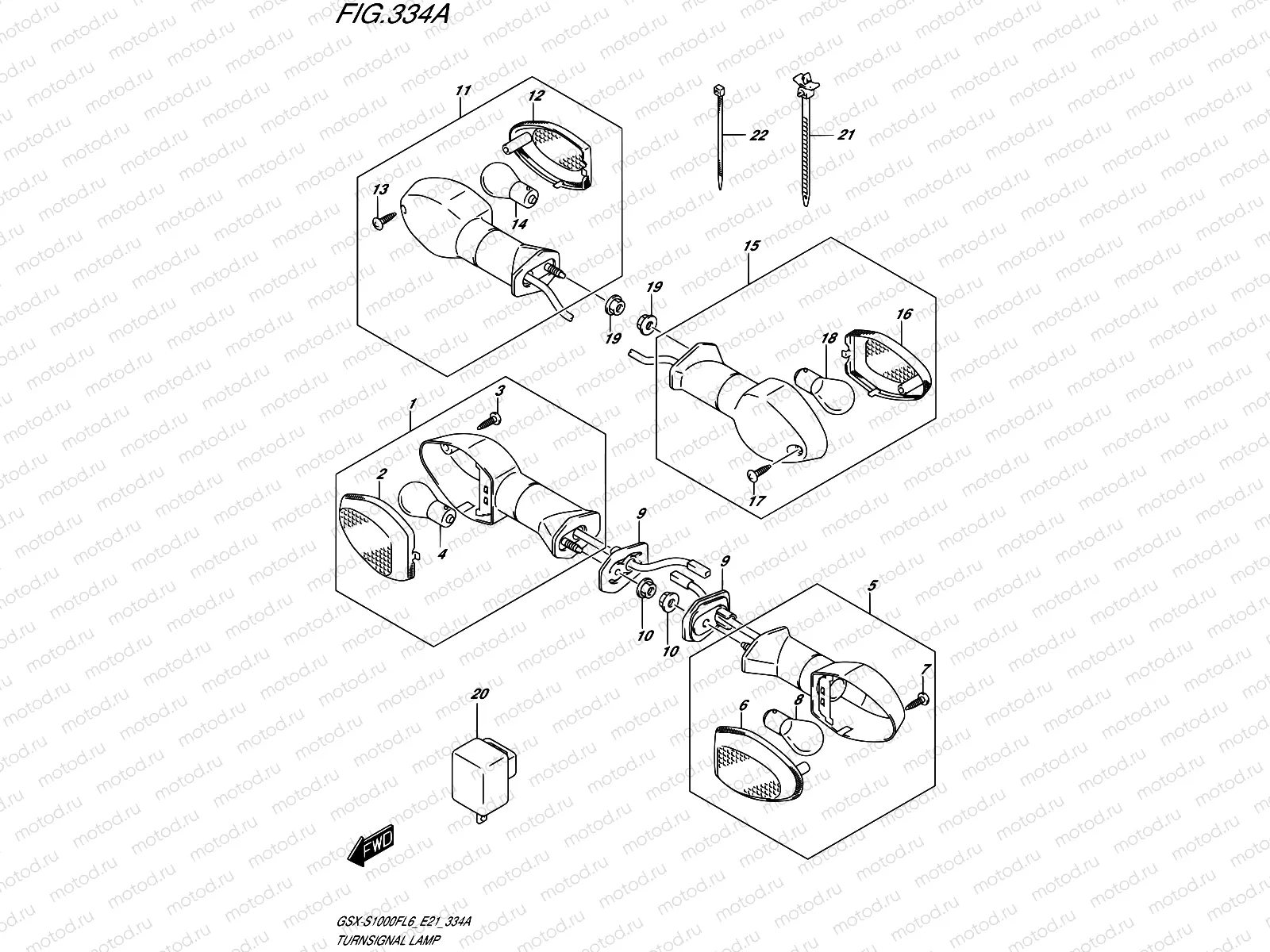 334A - TURNSIGNAL LAMP